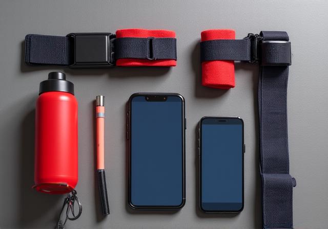 Athlete preparing for a workout session with a focus on gear and mindset